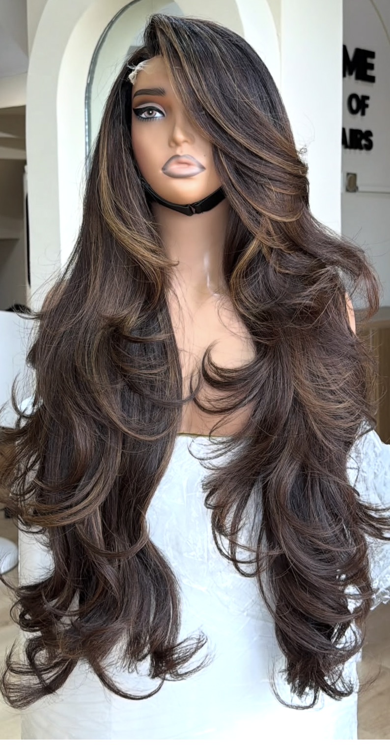 Amara - 26" Raw Donor HD Closure Wig
