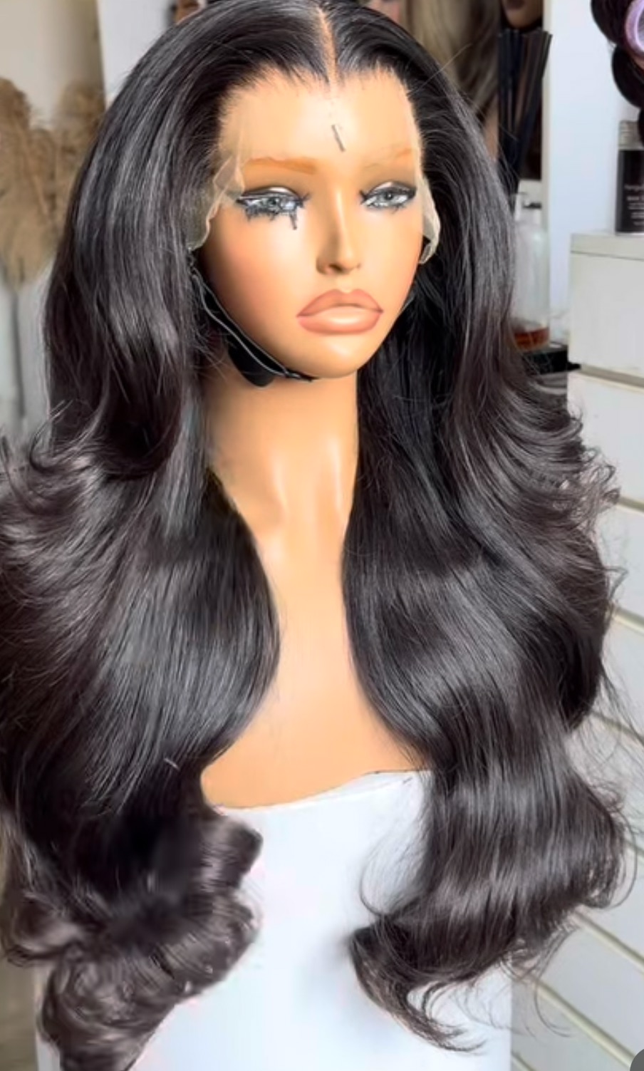 SIENNA — 20" Raw Donor HD Closure Wig